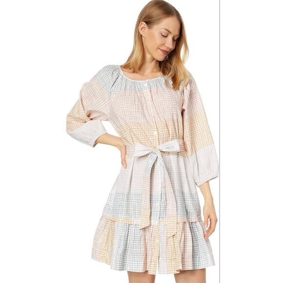 3/4 Sleeve Button Down Peplum Dress Size Small NWOT - Picture 1 of 12